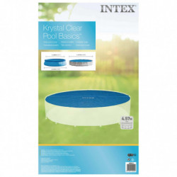 Intex Pool-Solarplane Blau 448 cm Polyethylen