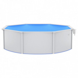 Pool mit Sicherheitsleiter 460x120 cm