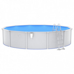 Pool mit Sicherheitsleiter 550x120 cm