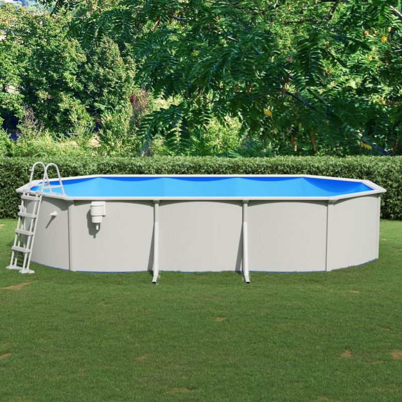 Pool mit Sicherheitsleiter 610x360x120 cm