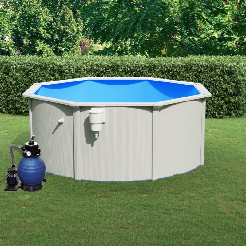 Pool mit Sandfilterpumpe 300x120 cm