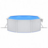Pool mit Sandfilterpumpe und Leiter 490x360x120 cm