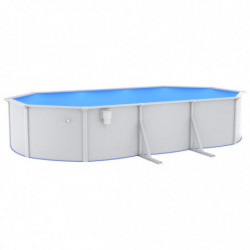 Pool mit Sandfilterpumpe und Leiter 610x360x120 cm