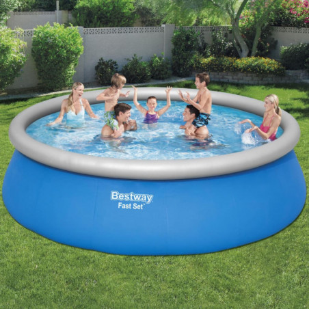 Bestway Fast Set Aufblasbarer Swimmingpool Rund 457x122 cm