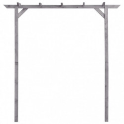 Garten-Pergola Grau 200x40x205 cm Imprägniertes Kiefernholz