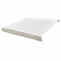 Markisenbespannung Canvas Creme 4 x 3 m (ohne Rahmen)