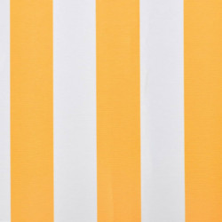 Markisenbespannung Canvas Sonnenblumengelb & Weiß 3x2,5 m