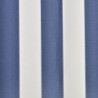 Markisenbespannung Canvas Blau & Weiß 450×300 cm
