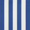Einziehbare Markise 150×150 cm Blau und Weiß