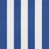 Einziehbare Markise 400 x 150 cm Blau und Weiß