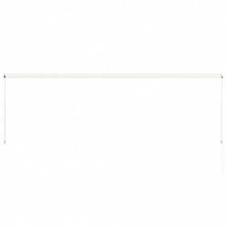 Einziehbare Markise 400×150 cm Creme