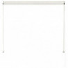 Einziehbare Markise 100×150 cm Creme