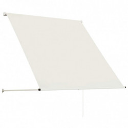 Einziehbare Markise 100×150 cm Creme