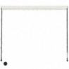 Einziehbare Markise mit LED 300×150 cm Creme