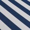 Gelenkarmmarkise 350 cm Blau/Weiß