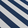 Gelenkarmmarkise 450 cm Blau/Weiß