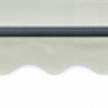 Einziehbare Markise mit Windsensor & LED 300x250cm Creme