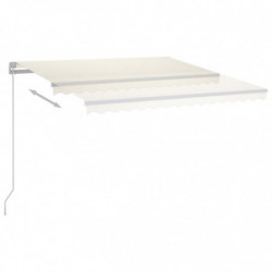 Automatische Markise mit LED & Windsensor 300x250 cm Creme