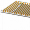 Standmarkise Einziehbar Handbetrieben 500x300 cm Gelb/Weiß