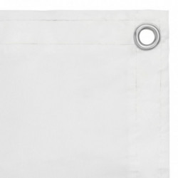 Balkon-Sichtschutz Weiß 90x300 cm Oxford-Gewebe