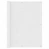 Balkon-Sichtschutz Weiß 120x300 cm Oxford-Gewebe