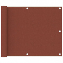 Balkon-Sichtschutz Terracotta-Rot 75x300 cm Oxford-Gewebe