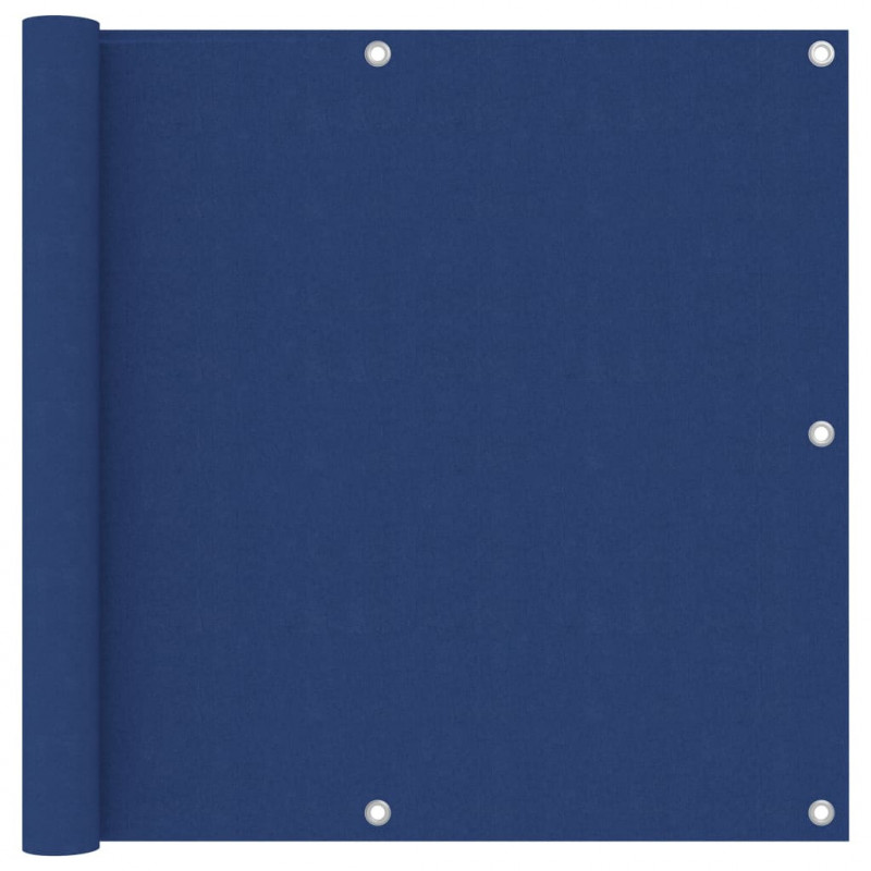 Balkon-Sichtschutz Blau 90x500 cm Oxford-Gewebe