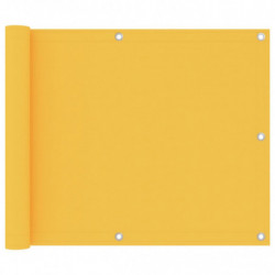 Balkon-Sichtschutz Gelb 75x400 cm Oxford-Gewebe