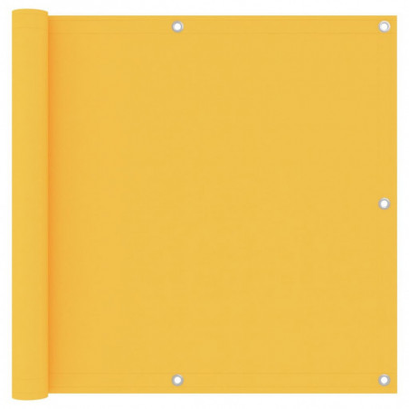 Balkon-Sichtschutz Gelb 90x600 cm Oxford-Gewebe
