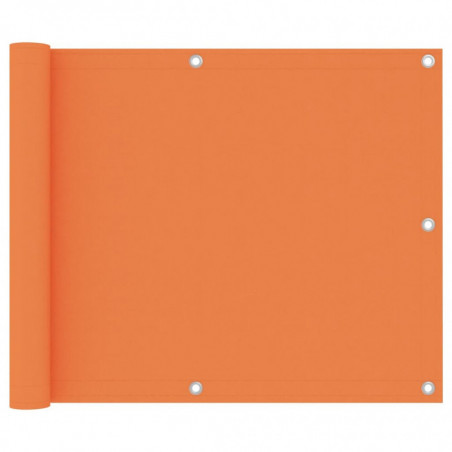 Balkon-Sichtschutz Orange 75x300 cm Oxford-Gewebe