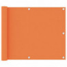 Balkon-Sichtschutz Orange 75x500 cm Oxford-Gewebe