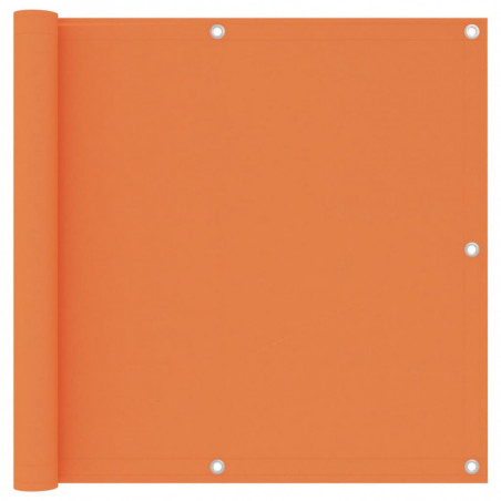 Balkon-Sichtschutz Orange 90x300 cm Oxford-Gewebe