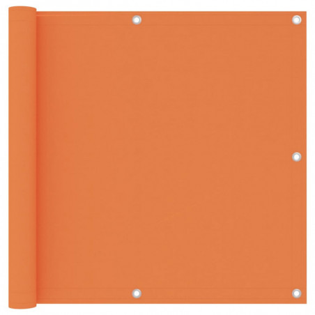 Balkon-Sichtschutz Orange 90x500 cm Oxford-Gewebe