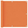 Balkon-Sichtschutz Orange 90x600 cm Oxford-Gewebe