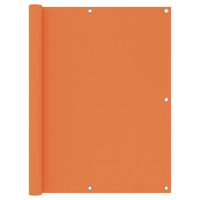 Balkon-Sichtschutz Orange 120x500 cm Oxford-Gewebe