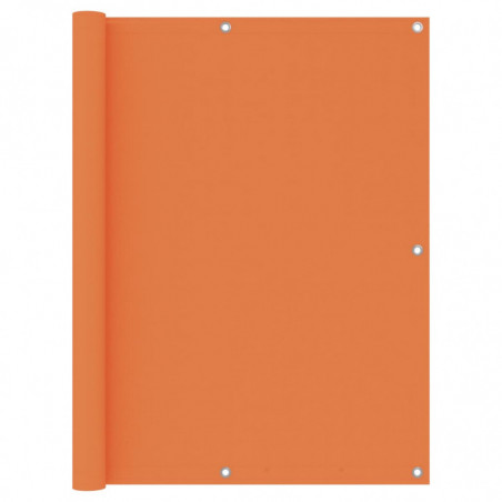 Balkon-Sichtschutz Orange 120x600 cm Oxford-Gewebe