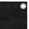 Balkon-Sichtschutz Schwarz 75x300 cm Oxford-Gewebe