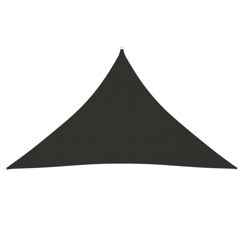 Sonnensegel Oxford-Gewebe Dreieckig 3,5x3,5x4,9 m Anthrazit