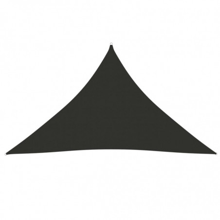 Sonnensegel Oxford-Gewebe Dreieckig 3,5x3,5x4,9 m Anthrazit