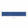 Seitenmarkise Ausziehbar 117x600 cm Blau