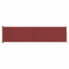 Seitenmarkise Ausziehbar 160x600 cm Rot