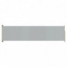 Seitenmarkise Ausziehbar 160x600 cm Grau