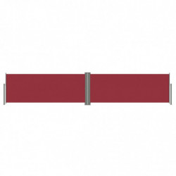 Seitenmarkise Ausziehbar Rot 117x600 cm