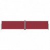 Seitenmarkise Ausziehbar Rot 117x600 cm