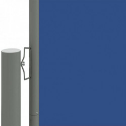 Seitenmarkise Ausziehbar Blau 160x1200 cm
