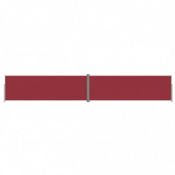 Seitenmarkise Ausziehbar Rot 200x1200 cm