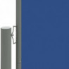 Seitenmarkise Ausziehbar Blau 220x1200 cm