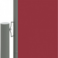 Seitenmarkise Ausziehbar Rot 220x1200 cm