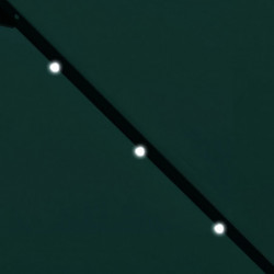 LED Cantilever Schirm 3 m Grün