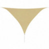 Sonnensegel Oxford Gewebe Dreieckig 3,6 x 3,6 x 3,6 m Beige
